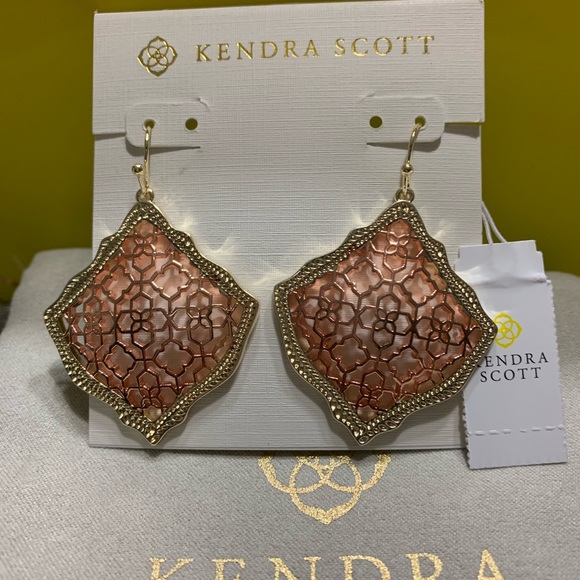 New Kendra Scott Kirsten Filigree Earrings - Picture 2 of 7